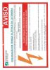 Aviso - Colocação em Tensão Elétrica da Catenária 
