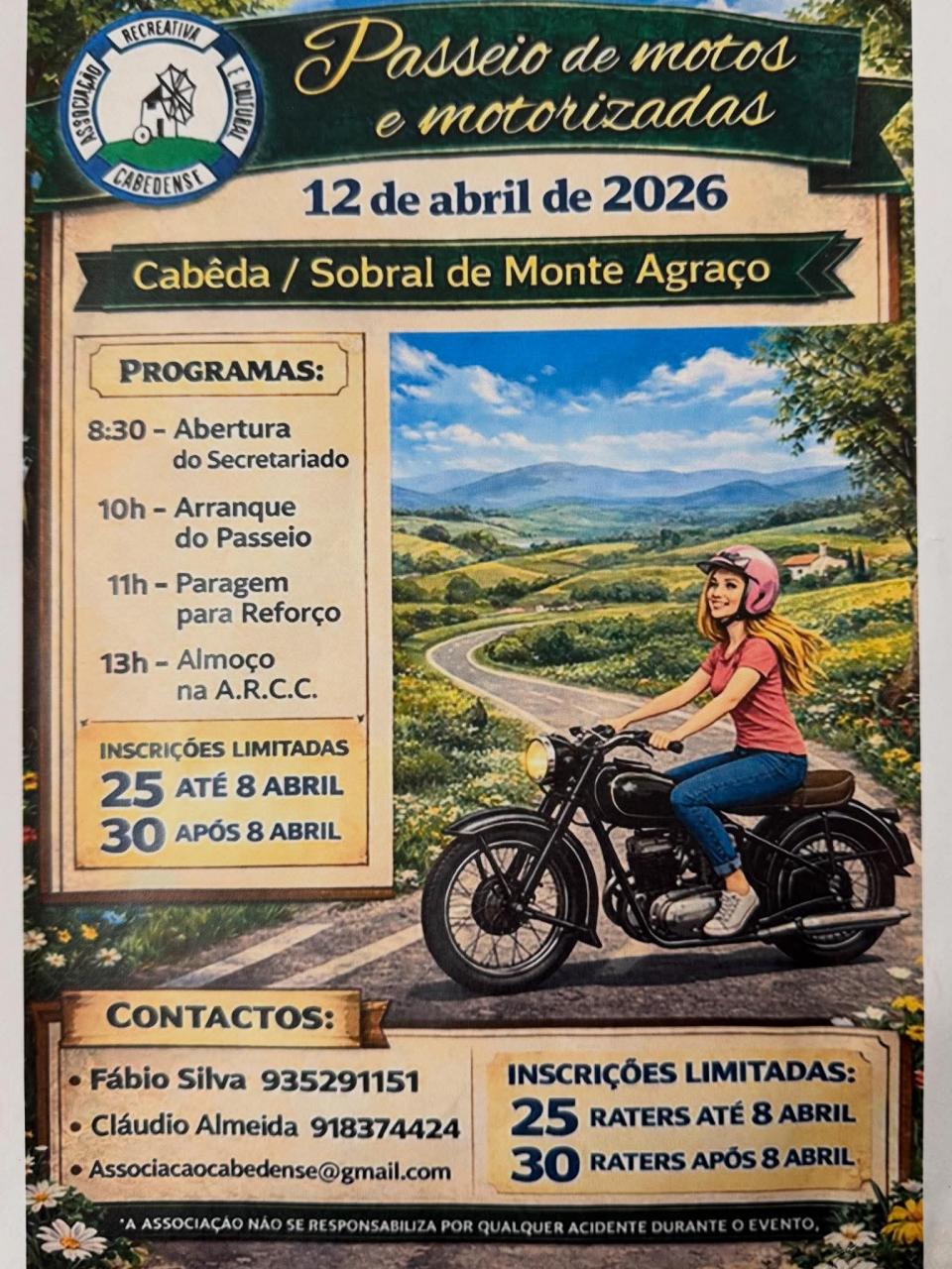 Passeio de Motos e Motorizadas 