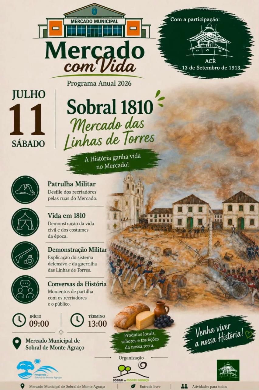 Mercado Com Vida "Mercado 1810 - Mercado das Linhas de Torres"
